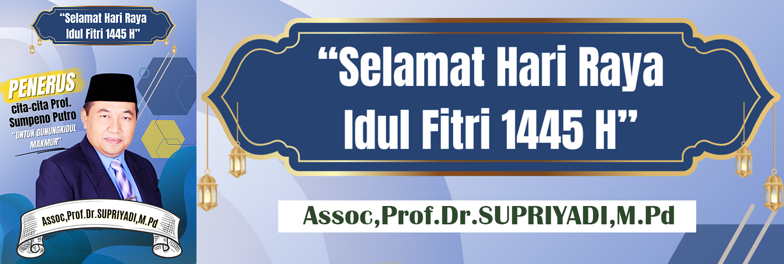Assoc, Prof. Dr. SUPRIYADI,M.Pd