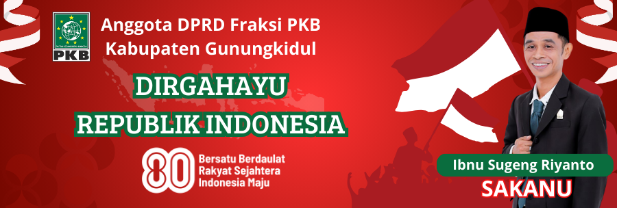 Ucapan HUT RI ke 80 - Suaragunungkidul.net