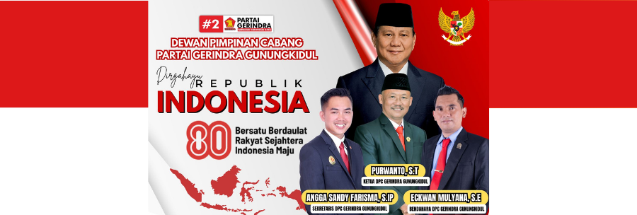 hutri gerindra gunungkidul